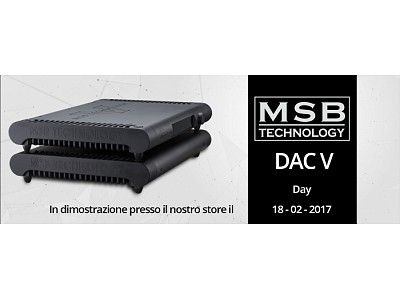 Presentazione DAC MSB