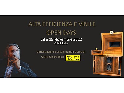 ALTA EFFICIENZA E VINILE OPEN DAYS